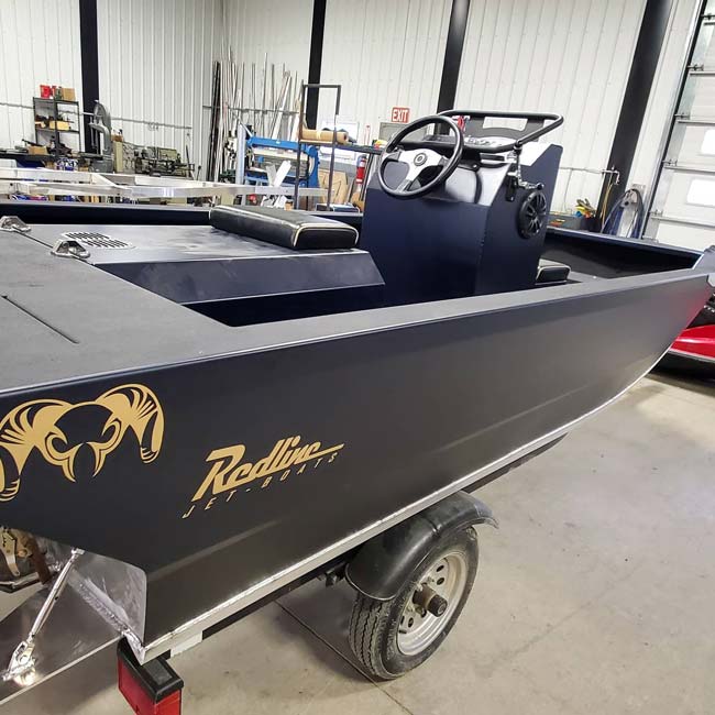 redline bushmen pro on lowryde trailer